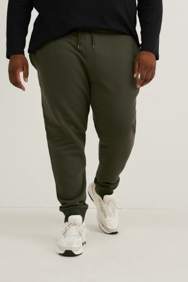 Uomo XL - Confezione da 2 - pantaloni sportivi - verde scuro / nero