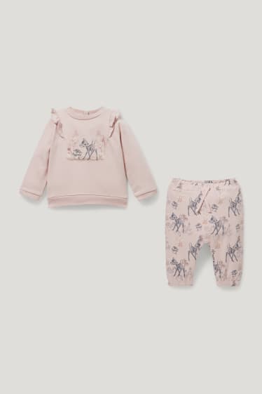Bébé filles - Bambi - ensemble pour bébé - 2 pièces - rose