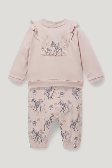 Bébé filles - Bambi - ensemble pour bébé - 2 pièces - rose