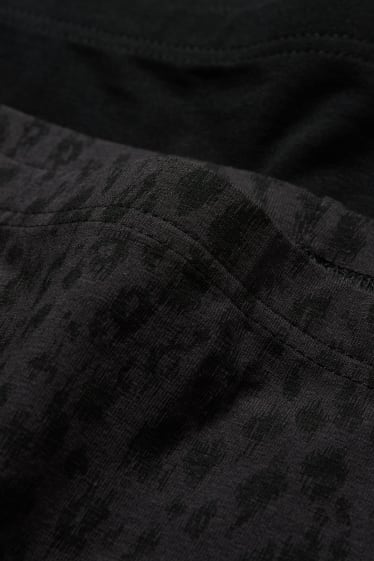 Femmes - Lot de 2 - leggings de grossesse - noir