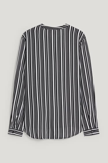 Donna - Blusa - a righe - nero / bianco