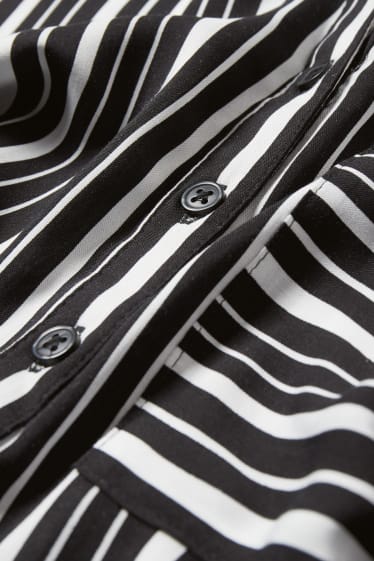 Donna - Blusa - a righe - nero / bianco