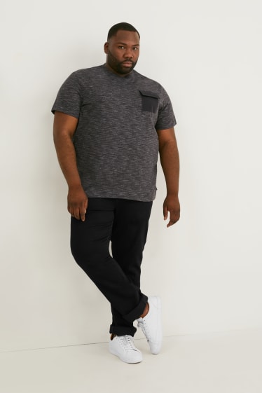 Caballero XL - Camiseta - gris jaspeado