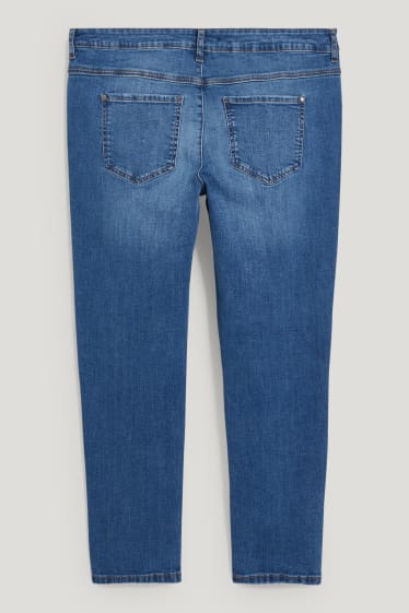 Dames - Slim jeans - mid waist - LYCRA® - jeansblauw