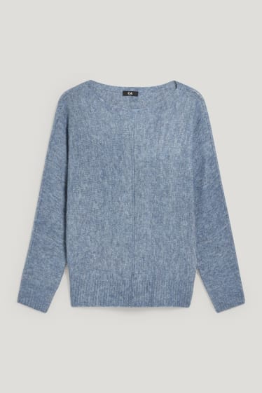 Donna - Pullover - blu melange