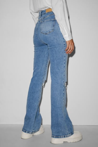 Clockhouse Girls - CLOCKHOUSE - flared jeans - vita alta - jeans azzurro