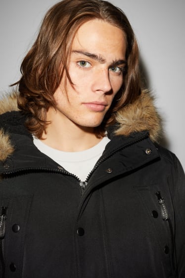 Clockhouse homme - CLOCKHOUSE - blouson à capuche - noir