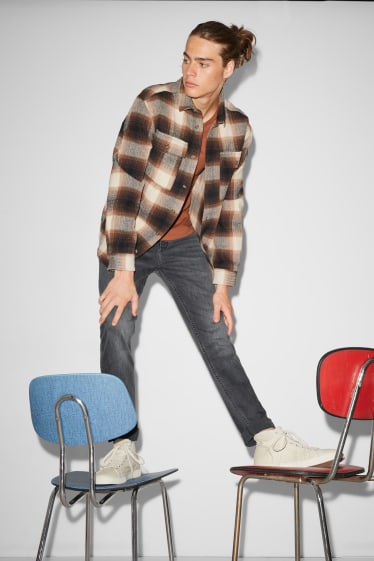 Clockhouse homme - CLOCKHOUSE - skinny jean - jean gris