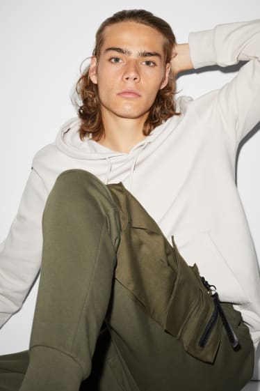 Clockhouse homme - CLOCKHOUSE - pantalon de jogging cargo - vert foncé