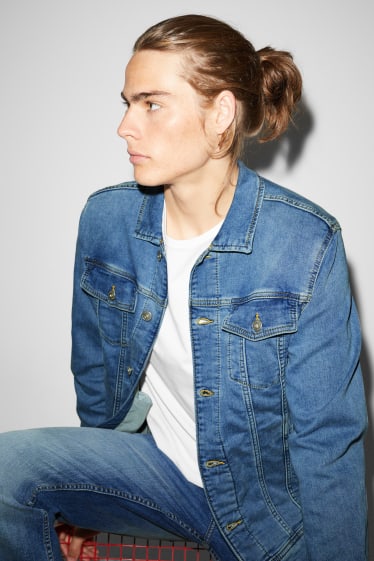 Clockhouse homme - CLOCKHOUSE - veste en jean - jean bleu clair