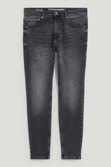 Clockhouse Boys - CLOCKHOUSE - Carrot Jeans - LYCRA® - jeans-dunkelgrau