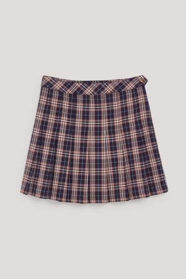 Clockhouse Girls - CLOCKHOUSE - Rock - kariert - beige / blau