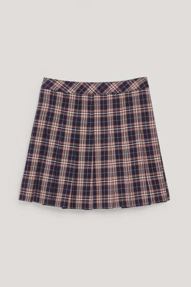 Clockhouse Girls - CLOCKHOUSE - Rock - kariert - beige / blau