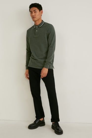Hommes - Polo - vert foncé