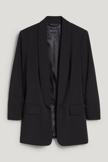 Women - Blazer - fitted - black
