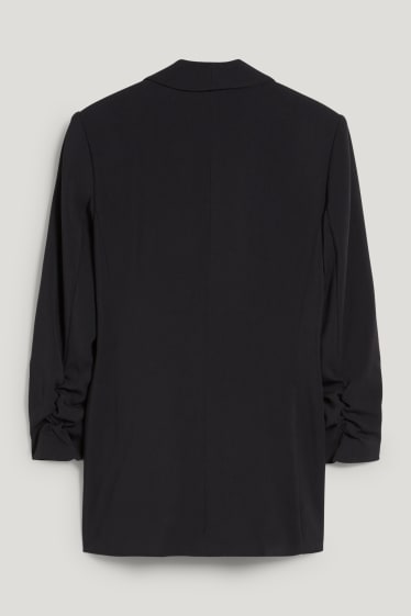 Women - Blazer - fitted - black