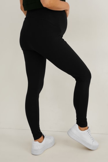 Femmes - Lot de 2 - leggings de grossesse - noir