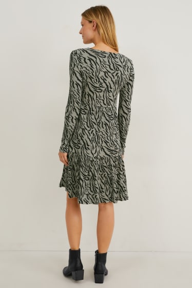 Mujer - Vestido premamá - estampado - verde claro