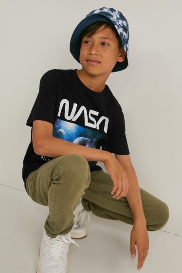 Reverskraag - NASA - T-shirt - zwart