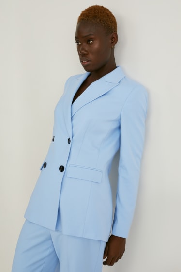Dona - Blazer - relaxed fit - blau clar