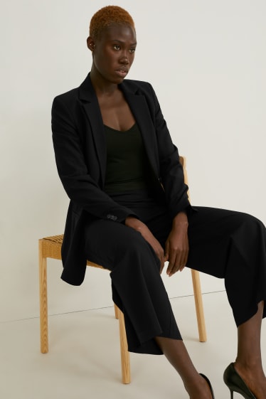 Women - Blazer - regular fit - black