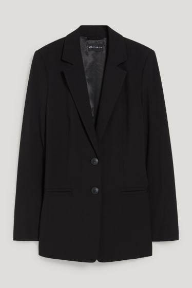 Women - Blazer - regular fit - black