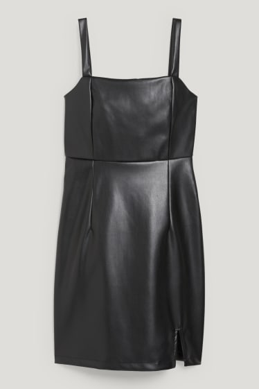 Clockhouse niñas - CLOCKHOUSE - vestido - polipiel - negro