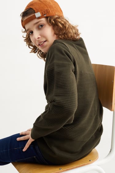 Bambini: - Pullover - verde scuro
