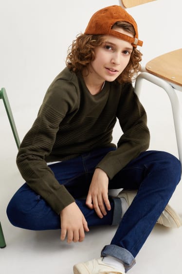 Bambini: - Pullover - verde scuro