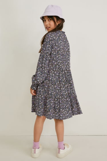 Niñas - Vestido - de flores - multicolor