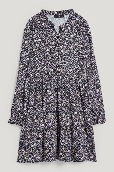 Niñas - Vestido - de flores - multicolor