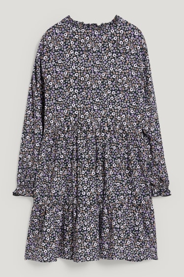 Niñas - Vestido - de flores - multicolor