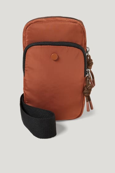 Dames - Smartphonetasje - bruin