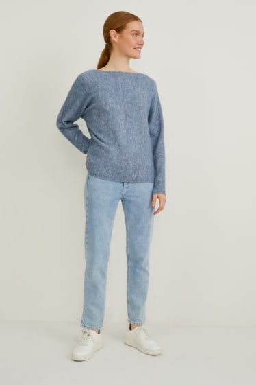 Donna - Pullover - blu melange
