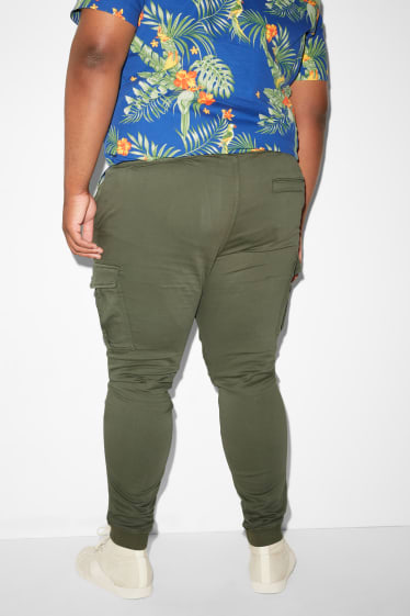 Clockhouse homme - CLOCKHOUSE - pantalon cargo - vert foncé