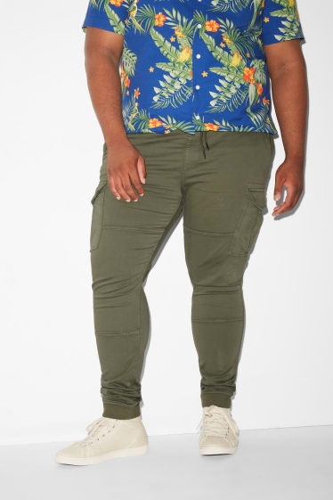 Clockhouse homme - CLOCKHOUSE - pantalon cargo - vert foncé