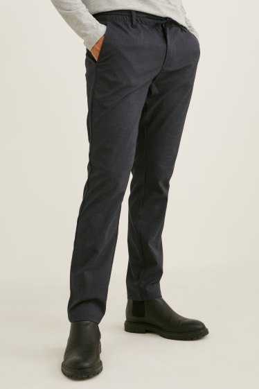 Herren - Stoffhose - Tapered Fit - LYCRA® - anthrazit