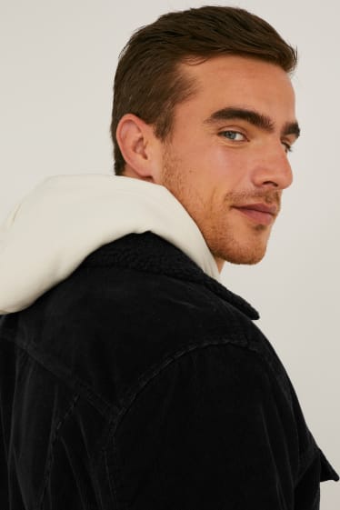 Hommes - Veste de velours - noir