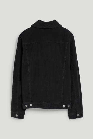 Hommes - Veste de velours - noir