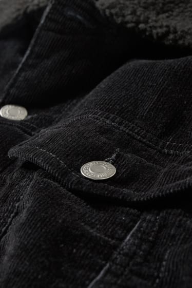 Hommes - Veste de velours - noir