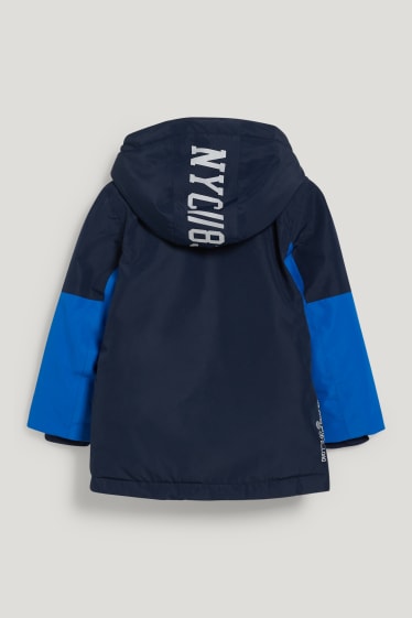 Toddler Boys - Giacca impermeabile con cappuccio - blu