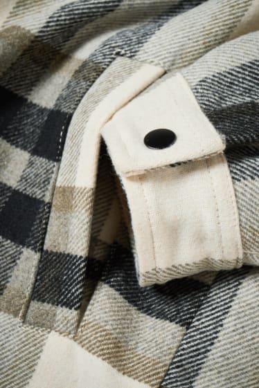 Clockhouse homme - CLOCKHOUSE - veste-chemise - à carreaux - beige
