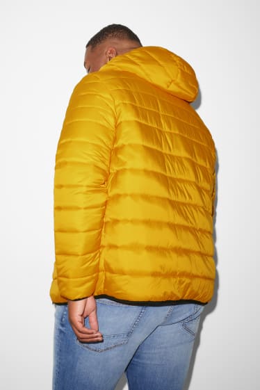 Exclu web - Doudoune à capuche - jaune
