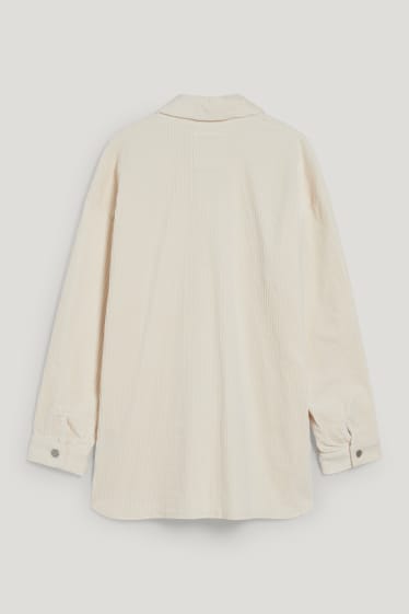 Clockhouse niñas - CLOCKHOUSE - sobrecamisa de pana - blanco roto