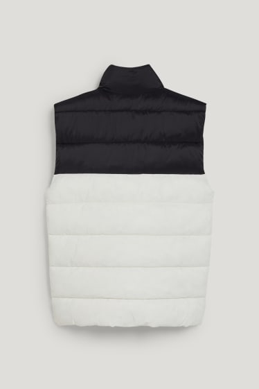 Clockhouse homme - CLOCKHOUSE - doudoune sans manche - blanc