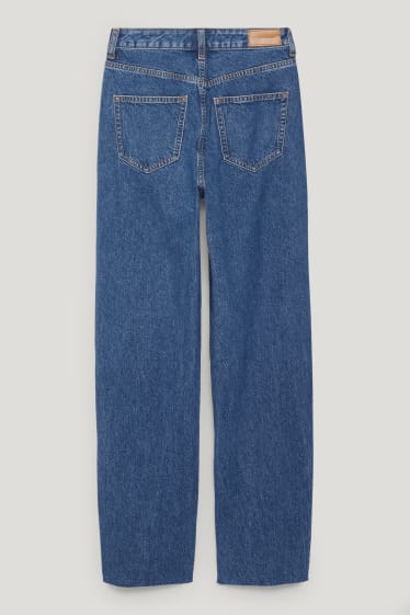 Clockhouse Girls - CLOCKHOUSE - loose fit jeans - high waist - denim-blue