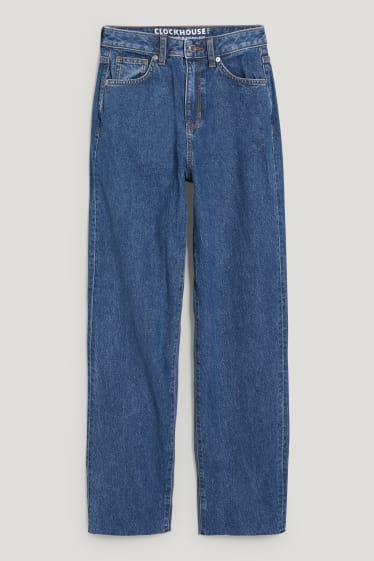 Clockhouse Girls - CLOCKHOUSE - loose fit jeans - high waist - denim-blue