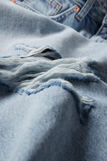 Clockhouse Girls - CLOCKHOUSE - loose fit jeans - high waist - denim-light blue