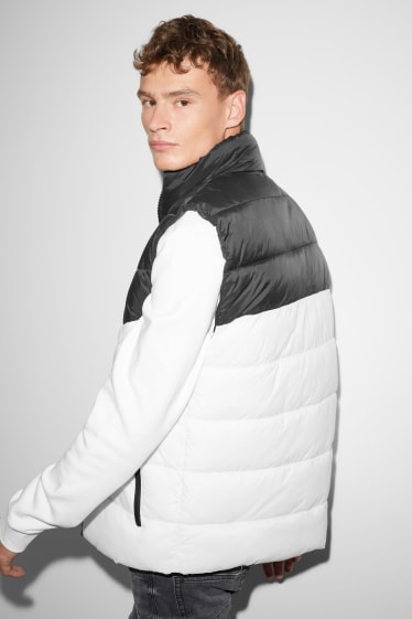 Clockhouse homme - CLOCKHOUSE - doudoune sans manche - blanc