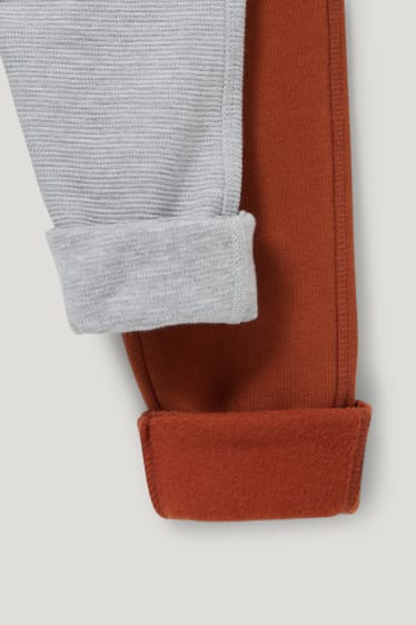 Toddler Boys - Multipack 2er - Jogginghose - hellgrau-melange
